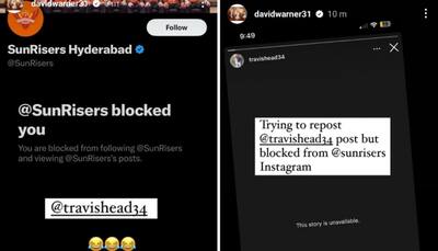 IPL 2024 Auction: David Warner Shares Screenshot Showing SRH Blocked Him After Travis Head, Pat Cummins Sign Record Contracts
