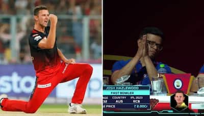 IPL 2024: RCB Head Joins Hands When Josh Hazlewood's Name Came Up For Bidding, Hilarious Picture Goes Viral