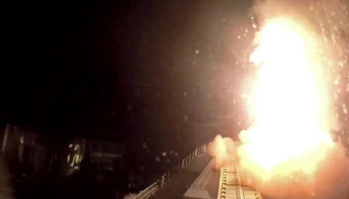 Britain's Defence Ministry Releases Images Of Suspected Drone Shot Down In The Red Sea