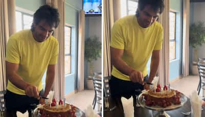 Neeraj Chopra Cuts Birthday Cake With India Women's Test Match On In Background; Pic Goes Viral