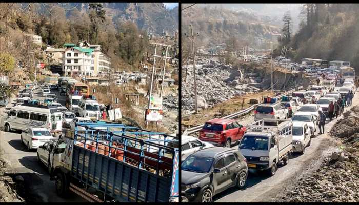 Weekend Holiday Sparks Traffic Jams In Manali Before Christmas And New Year