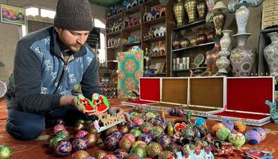 Kashmiri Papier Mache Artists Get Bulk Orders From Across The Globe For Christmas