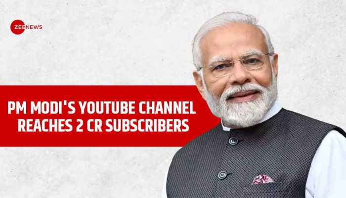 PM Narendra Modi&#039;s YouTube Channel Reaches 2 Crore Subscribers
