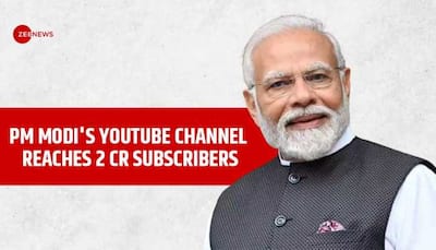 PM Narendra Modi's YouTube Channel Reaches 2 Crore Subscribers