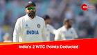 Team India Penalized For Slow Over-Rate; Two WTC Points Deducted