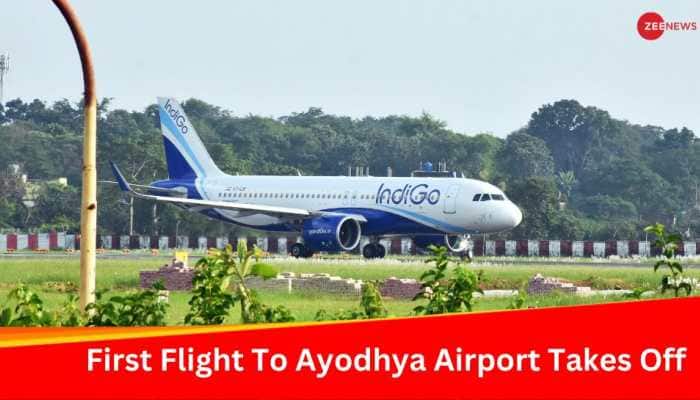First Flight To Ayodhya Airport Takes Off, Pilot Welcomes Passengers- Watch