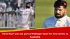 'Haris Rauf Should Have Played Tests Instead Of BBL,' Afridi After Pakistan Lose 2nd Test Vs Australia