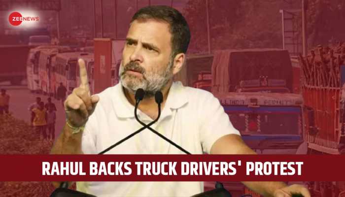 Rahul Gandhi Supports Truckers&#039; Protest, Says &#039;Hit-And-Run&#039; Law Passed Without Discussion