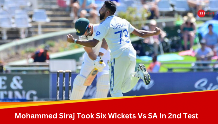 'Ruthless From Miyan,' Fans Go Crazy As Mohammed Siraj Takes Six Wickets Helping India Bowl Out South Africa For 55 Runs 'Ruthless From Miyan,' Fans Go Crazy As Mohammed Siraj Takes Six Wickets Helping India Bowl Out South Africa For 55 Runs