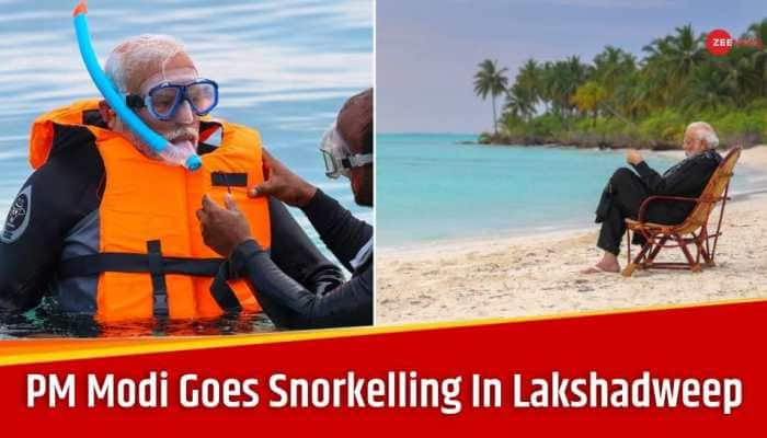 &#039;What An Exhilarating Experience!&#039;: PM Modi Tries Snorkelling In Lakshadweep, Shares Stunning Photos