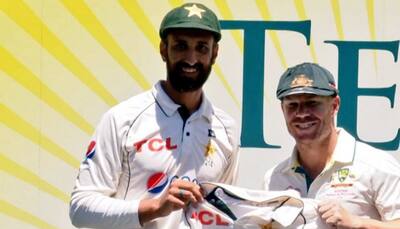 WATCH: David Warner Gets Babar Azam's Jersey From Pakistan Captain Shan Masood Following Farewell Test