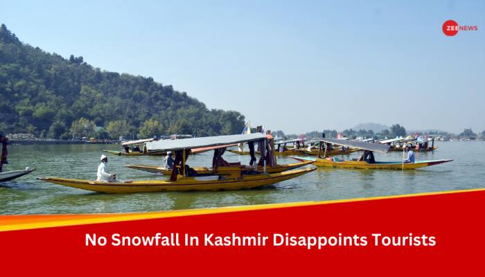 Zero Snowfall In Kashmir Disappoints Tourists Amid Sub-Zero Temperatures