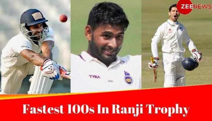 From Rishabh Pant To Riyan Parag: Top Fastest Centuries In History Of Ranji Trophy - In Pics