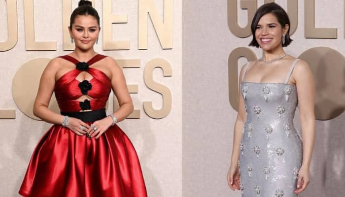 How To Recreate Selena Gomez And America Ferrera&#039;s  ’24 Golden Globes Hairstyles With Step By Step Tips From Fashion Stylists