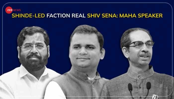 Shiv Sena MLAs&#039; Disqualification: Eknath Shinde-Led Faction Real Shiv Sena, Says Speaker Rahul Narwekar