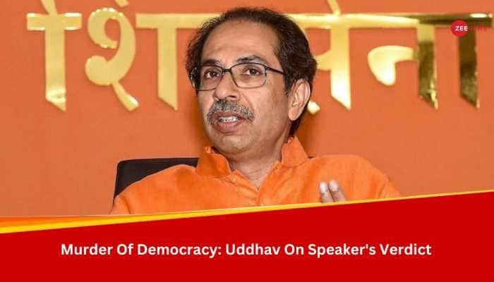&#039;Murder Of Democracy&#039;: Uddhav Thackeray After Maharashtra Speaker&#039;s Verdict