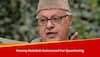 ED Summons Farooq Abdullah For Questioning In Money Laundering Case Tomorrow 