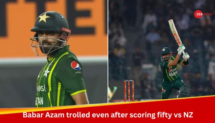 &#039;Only Effective As Opener,&#039; Babar Azam Trolled Even After Scoring Fifty Against New Zealand