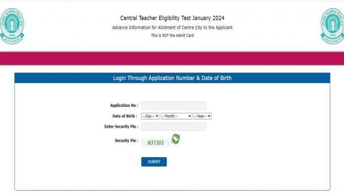 CTET Exam City Slip 2024 OUT, Admit Card Soon At ctet.nic.in- Check Direct Link, Steps To Download Here