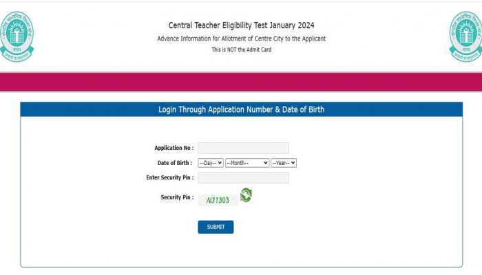 CTET Exam City Slip 2024 OUT, Admit Card Soon At ctet.nic.in- Check Direct Link, Steps To Download Here