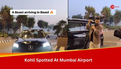 India Vs Afghanistan: Virat Kohli Arrives At Mumbai Airport In Rs 1.32 Crore Luxury Car As He Leaves For Indore For 2nd T20I; Watch