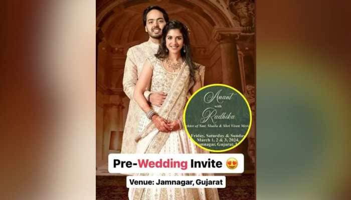 Anant Ambani &amp; Radhika Mechant&#039;s Pre-Wedding Invitation Card Surfaces Online; Check Celebration Venue, Date, And More