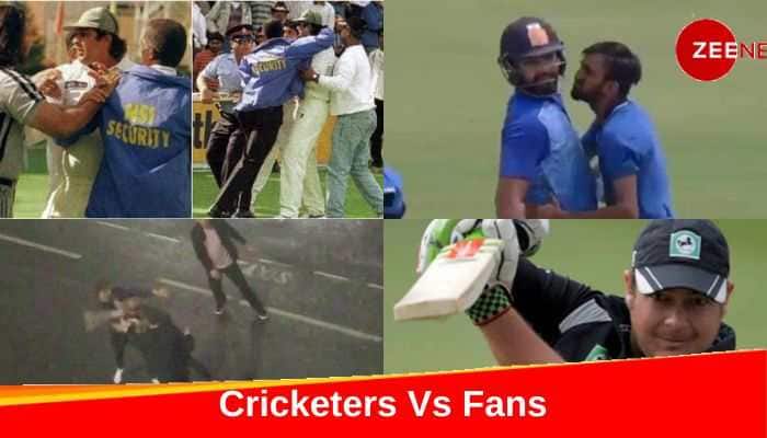 From Rohit Sharma To Inzamam-ul-Haq: Top 10 Instances Of Cricketers Engaging In Fights With Fans - In Pics