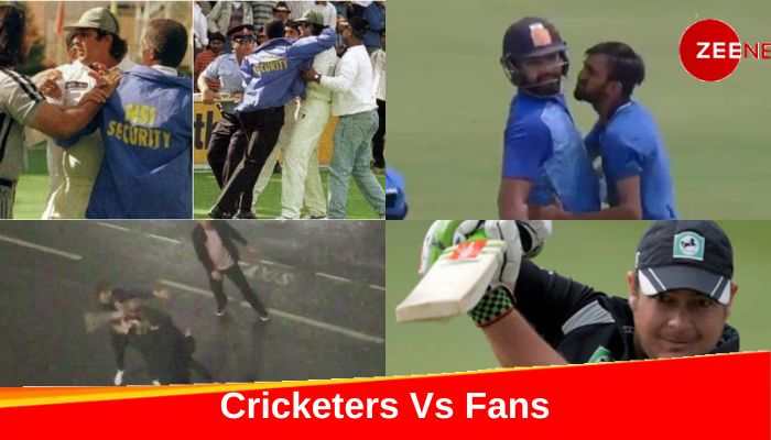 From Rohit Sharma To Inzamam-ul-Haq: Top 10 Instances Of Cricketers Engaging In Fights With Fans - In Pics