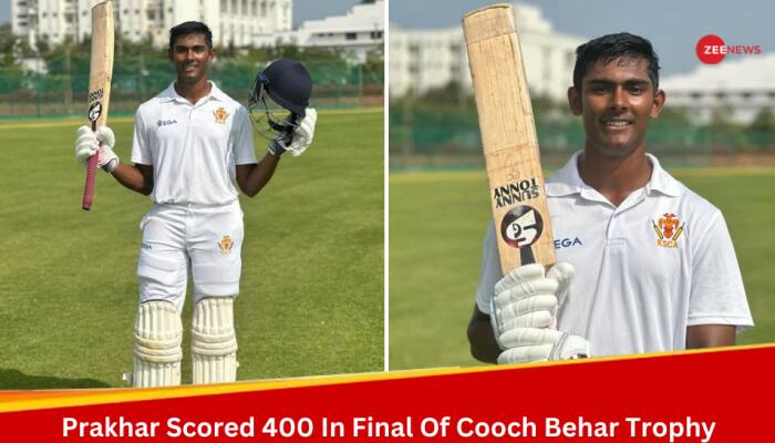 Just Like Brian Lara, Prakhar Chaturvedi Slams 404* In Final Of Cooch Behar Trophy During Karnataka vs Mumbai