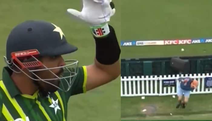 WATCH: Babar Azam&#039;s Six Injures Spectator During 3rd NZ Vs PAK T20I, Ex-Captain&#039;s Reaction Goes Viral