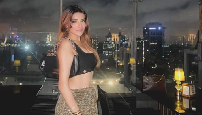 Ishan Kishan's GF Aditi Hundia Raises Temperature In Micro-Mini Skirt Mixed With Bold Black Bralette