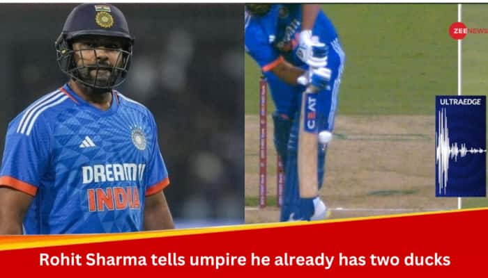 WATCH: &#039;Idhar Pehle Hi Do Zero Hain,&#039; Rohit Sharma&#039;s Funny Conversation With Umpire Goes Viral
