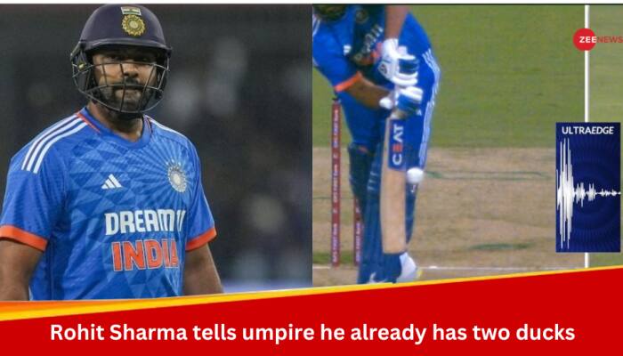 WATCH: 'Idhar Pehle Hi Do Zero Hain,' Rohit Sharma's Funny Conversation With Umpire Goes Viral