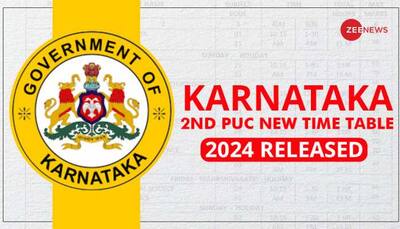 Karnataka 2nd PUC New time table 2024 Released: At kseeb.karnataka gov.in Check Here