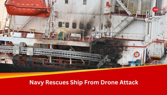 INS Visakhapatnam Rescues Marshall Island Ship With 9 Indians After Drone Attack In Gulf Of Aden