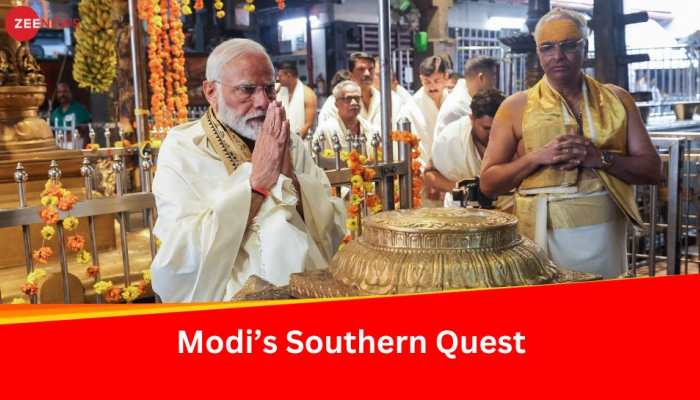 132 Lok Sabha Seats, Four States: PM Modi&#039;s Spiritual Outreach -Unveiling Strategy Behind BJP&#039;s Southern Quest