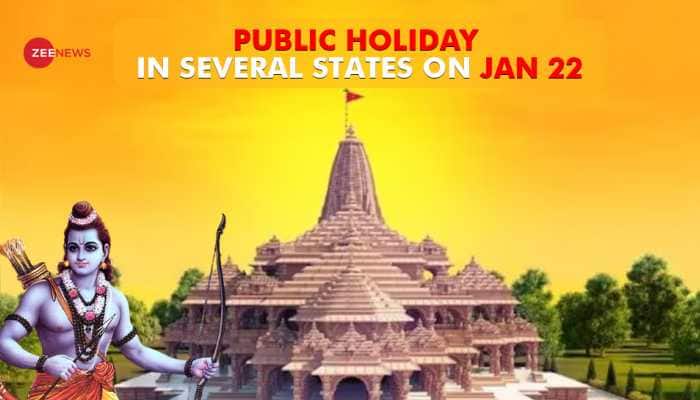 Ayodhya Ram Temple &#039;Pran Pratistha&#039; Ceremony: Several States Declare Public Holiday On January 22, Check Details