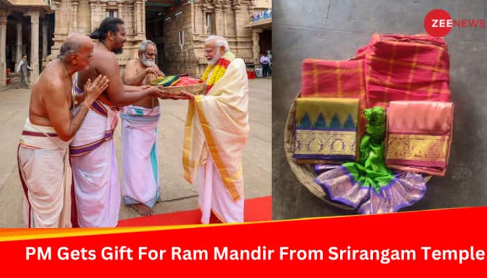 PM Modi Gets Gift For Ayodhya Ram Mandir From Srirangam Temple, Listens To Tamil Ramayana