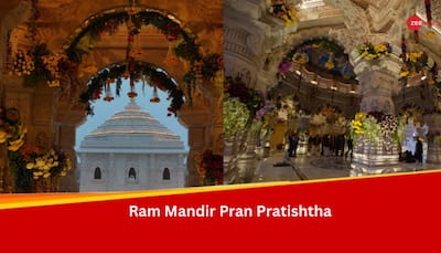 Ayodhya Ram Mandir Adorned In Beautiful Flowers Ahead Of Pran Pratishtha- See Mesmerizing Pics