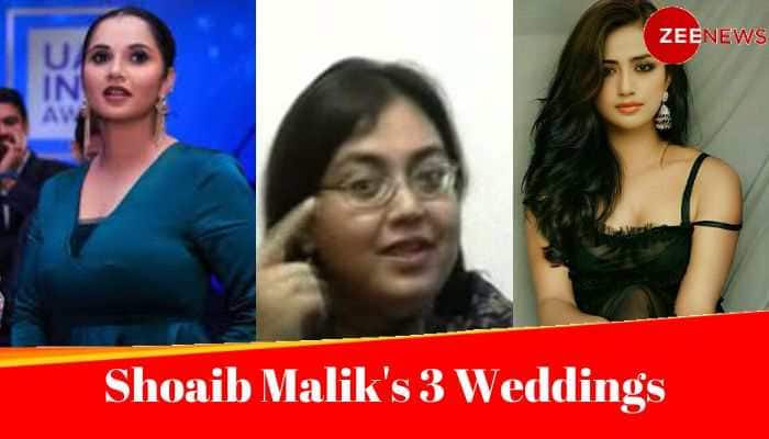 From Sania Mirza To Sana Javed: All You Need To Know About Shoaib Malik's 3 Weddings - In Pics