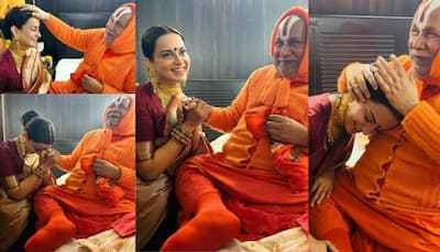 ‘Pran Pratishtha’: Kangana Ranaut Takes Part In Temple Cleaning At Ayodhya's Hanuman Garhi