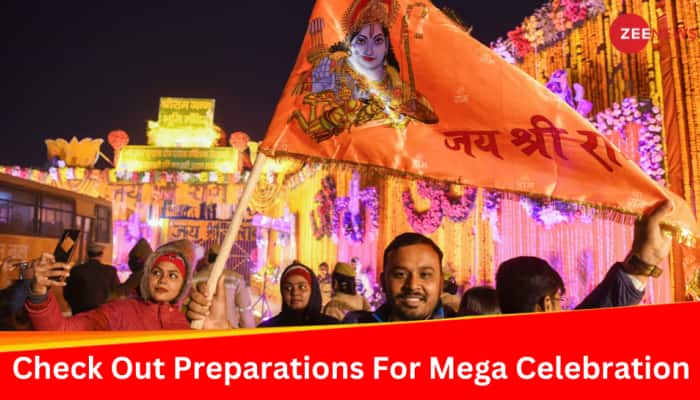 Ram Mandir Inauguration: Check Out Preparations For Mega Celebration In Ayodhya