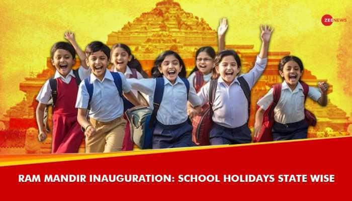 Ayodhya Ram Mandir Inauguration: School Holidays In Several States Today- Check List Here