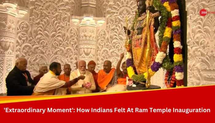 &#039;Divine Moment&#039;, &#039;Speechless&#039;, &#039;Tears Of Joy&#039;&#039;: How Indians Reacted After Ram Temple Pran Pratishtha In Ayodhya
