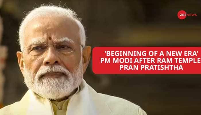&#039;Beginning Of A New Era&#039;: PM Modi After Ram Temple Pran Pratishtha In Ayodhya