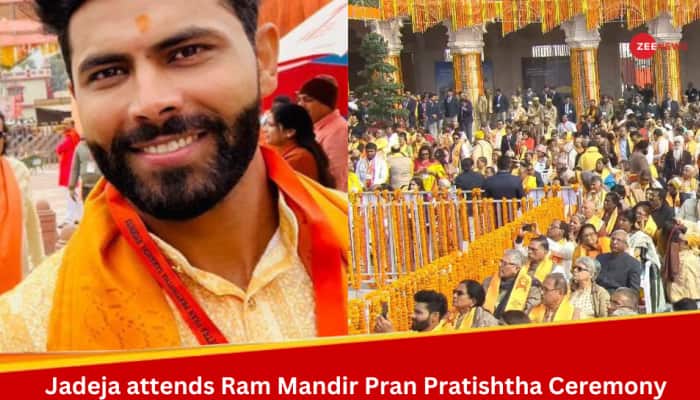 Ram Mandir Inauguration: Team India Cricketer Ravindra Jadeja Attends Pran Pratishtha Ceremony, Pic Goes Viral