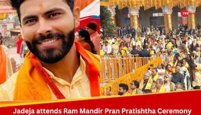 Ram Mandir Inauguration: Team India Cricketer Ravindra Jadeja Attends Pran Pratishtha Ceremony, Pic Goes Viral