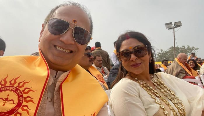 Vipul Amrutlal Shah Along With Wife Shefali Shah Graced The Pran Pratishtha Mahotasav In Ayodhya 