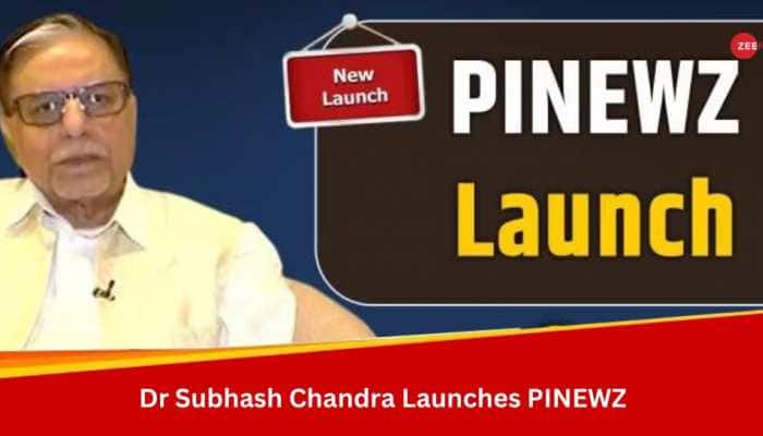 Essel Group Chairman Dr Subhash Chandra Launches Hyper-Local News App PINEWZ On Occasion Of Ram Temple Pran Pratishtha 