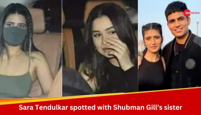 WATCH: Sara Tendulkar Blushes Away From Paps After Getting Spotted With Shubman Gill&#039;s Sister Shahneel Gill Amid Dating Rumours With Team India Cricketer